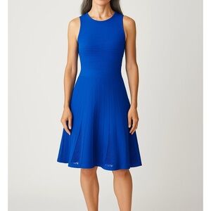 Trina Turk Vibrant Blue Midi Dress NWT